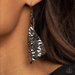 Black Gunmetal Earrings